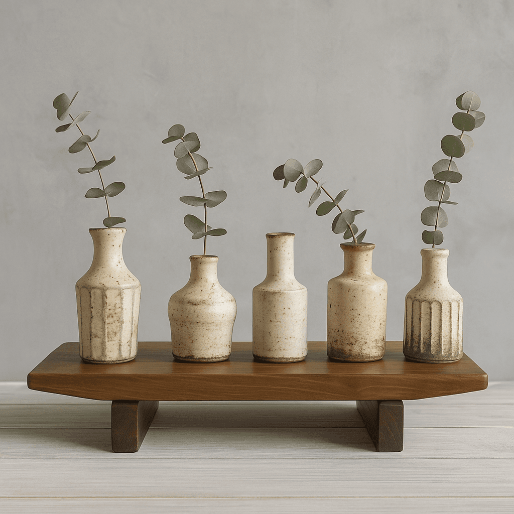 無垢材の花台・飾り台・ミニ仏壇｜アンティークブラウン｜50cm | 2枚目