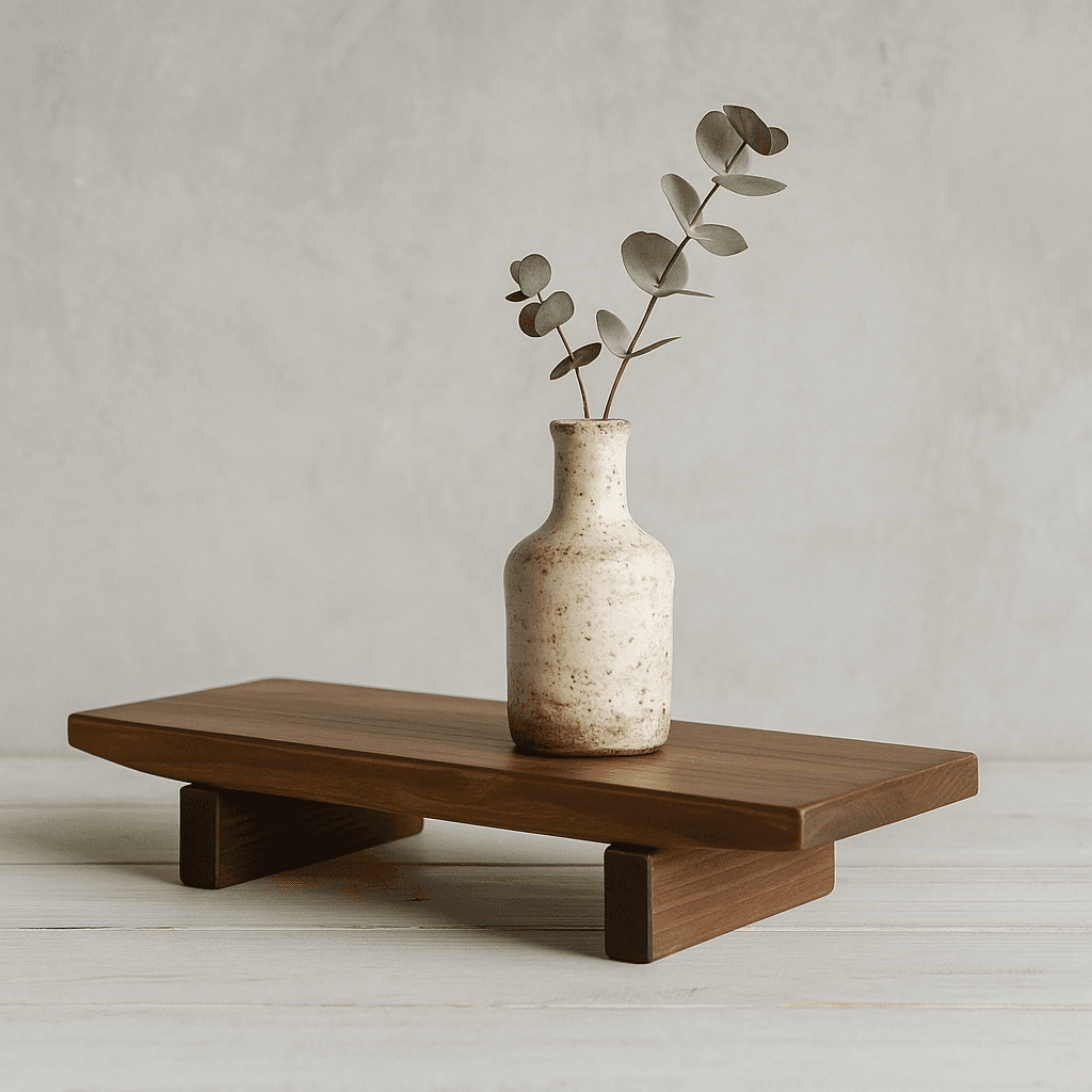 無垢材の花台・飾り台・ミニ仏壇｜アンティークブラウン｜50cm | 3枚目