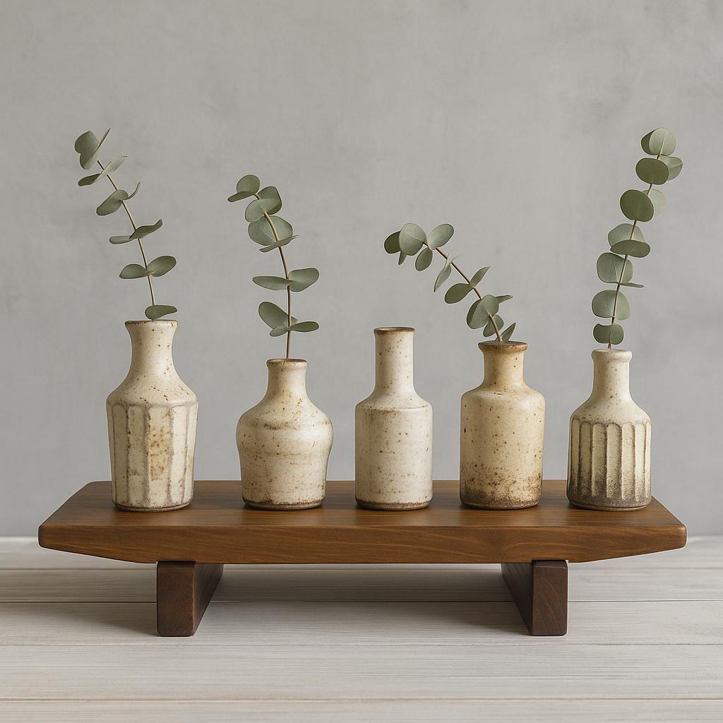 無垢材の花台・飾り台・ミニ仏壇｜アンティークブラウン｜50cm | 3枚目