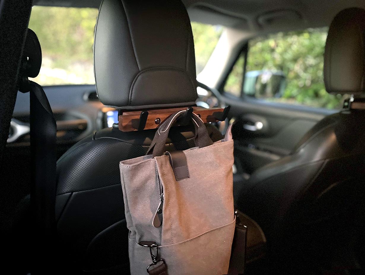 ヘッドレスト3連フック バック 傘 ゴミ袋 リュック アクセサリー | 5枚目