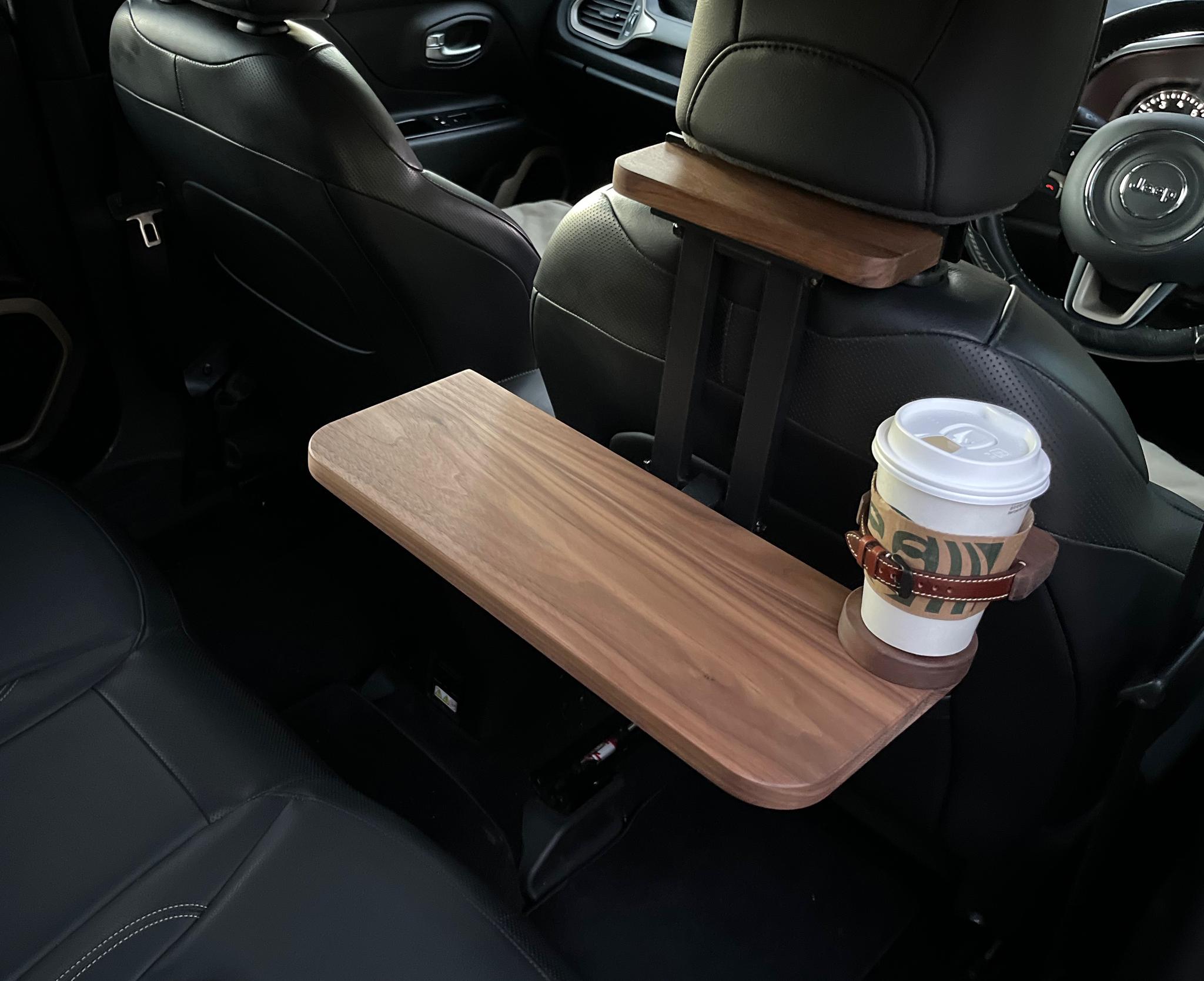 【パイン集成材】後部座席用の車載デスク 移動できる書斎 車中泊 テーブル ランチ ワークデスク オンラインミーティング | 12枚目